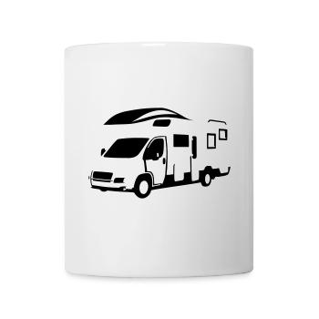 Camper, motor home - On the road - Mug - white - Front