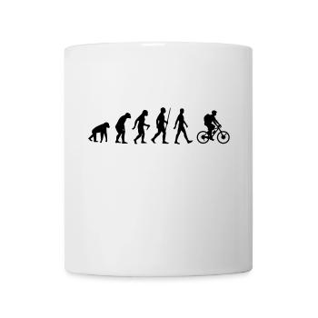 Evolution bicycle bike tour MTB mountains tour mountain - Mug - white - Front
