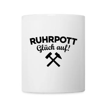Ruhrpott Glück Auf Ruhrgebiet - Tasse - Weiß - Vorne