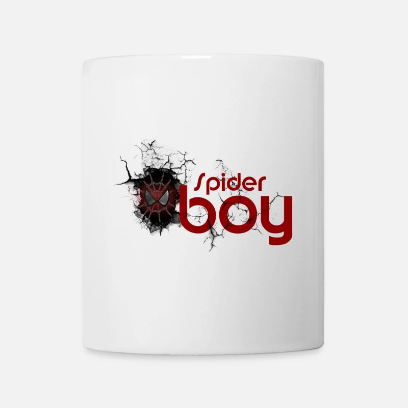 Arachnid Hero: Crimson Web Emblem - Mug - white