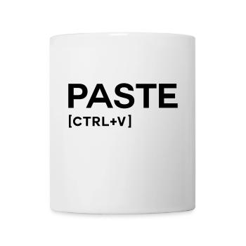 PASTE CTRL BLACK - Mug - white - Front