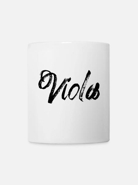 Viola - Tasse - Weiß