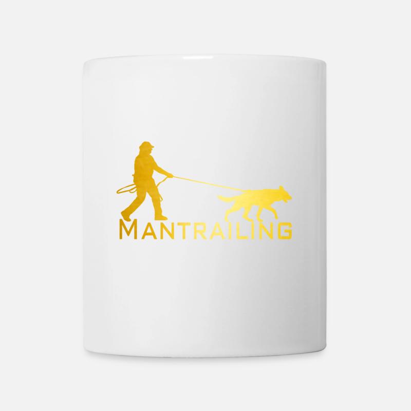 Mantrailing gold - Mug - white