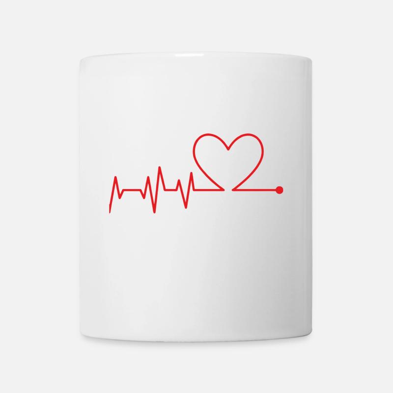 ELEKTROKARDIOGRAMM - Tasse - Weiß