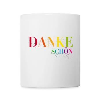 Ein Herzliches Dankeschön sagen - Tasse - Weiß - Vorne