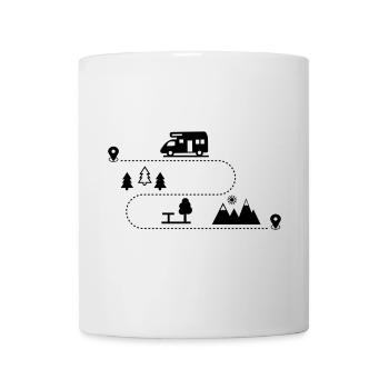 Campeur - Mug blanc - blanc - Devant