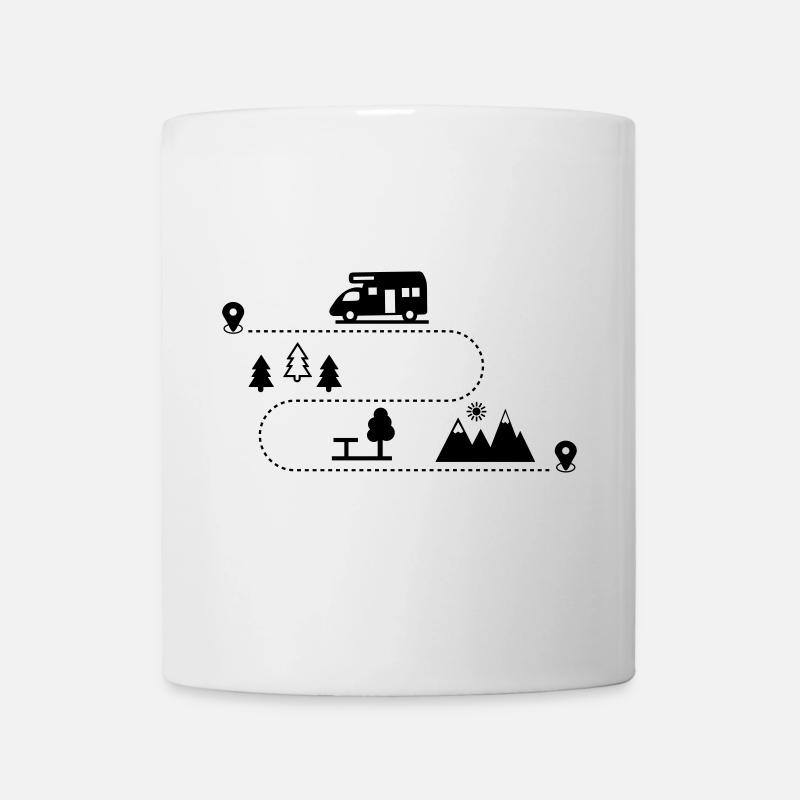 Campeur - Mug blanc - blanc