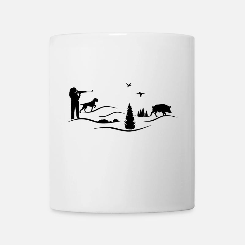 Huntress wirehaired pointer - Mug - white