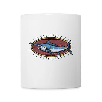 Illustration de poisson - Mug blanc - blanc - Devant