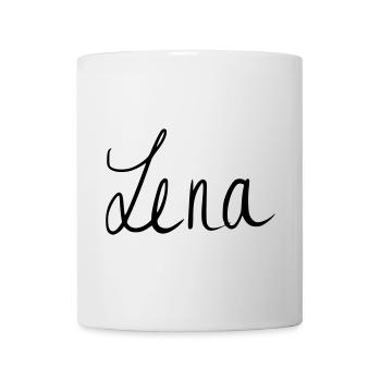 Lena - Tasse - Weiß - Vorne