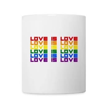L'amour est l'amour par Johntastisch - Mug blanc - blanc - Devant