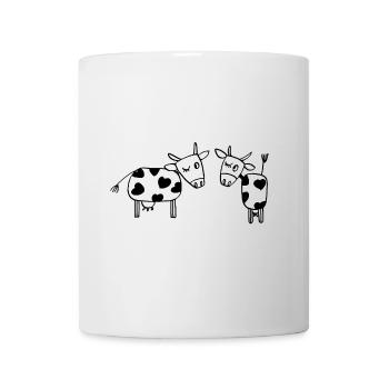 two cows - Mug - white - Front
