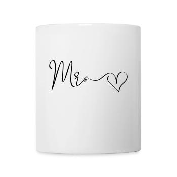 Mrs. Big Heart personalsierbar - Tasse - Weiß - Vorne