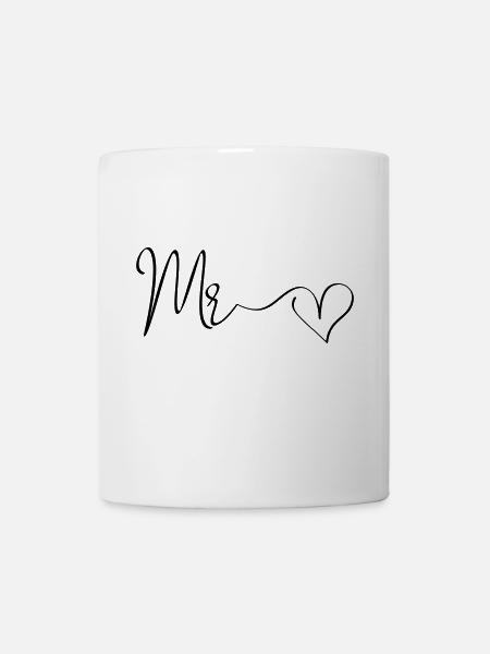 Mr.! Big Heart - Tasse - Weiß