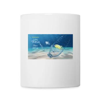 Gardez la mer propre - Mug blanc - blanc - Devant