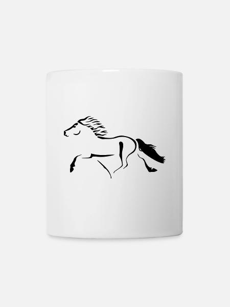 Islandpferd Pass - Mug blanc - blanc