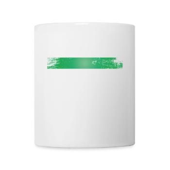 Color blob splash paint painter gift stripes green - Mug - white - Front