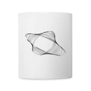Die extra unperfekte geometrische Form - Tasse - Weiß - Vorne