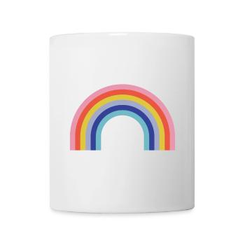 Regenbogen - Tasse - Weiß - Vorne