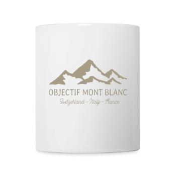 Objectif Mont Blanc France - Mug blanc - blanc - Devant