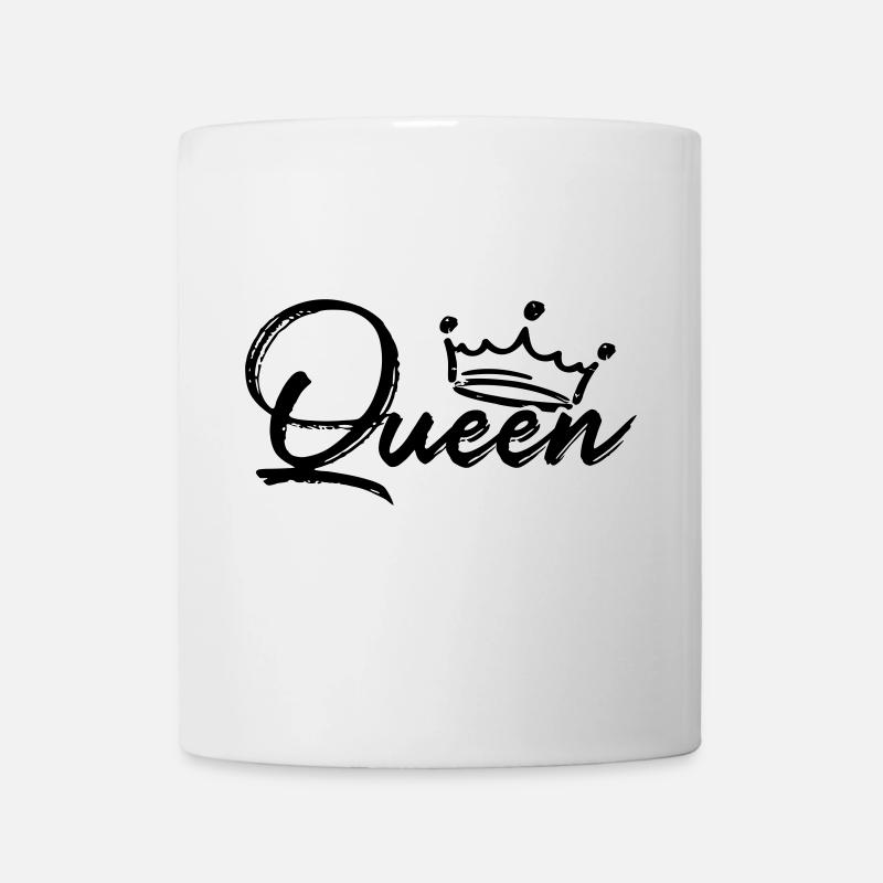 Queen (Partnermotiv) - Tasse - Weiß