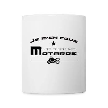 Je suis une motarde - Mug blanc - blanc - Devant