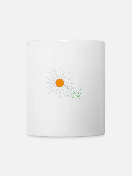 Sonnenblume - Tasse - Weiß