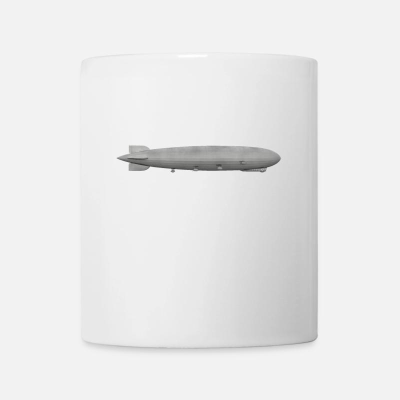Zeppelin, Luftschiff, Luftfahrt, Seitenansicht - Tasse - Weiß