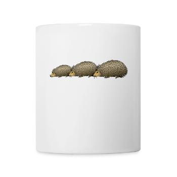 Hérissons - Mug blanc - blanc - Devant