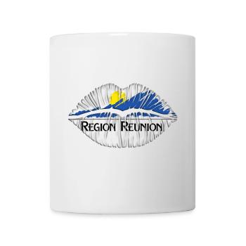Kuss Réunion - Mug blanc - blanc - Devant