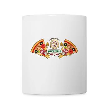 Pizza Pizzeria Menu de qualité supérieure - Mug blanc - blanc - Devant