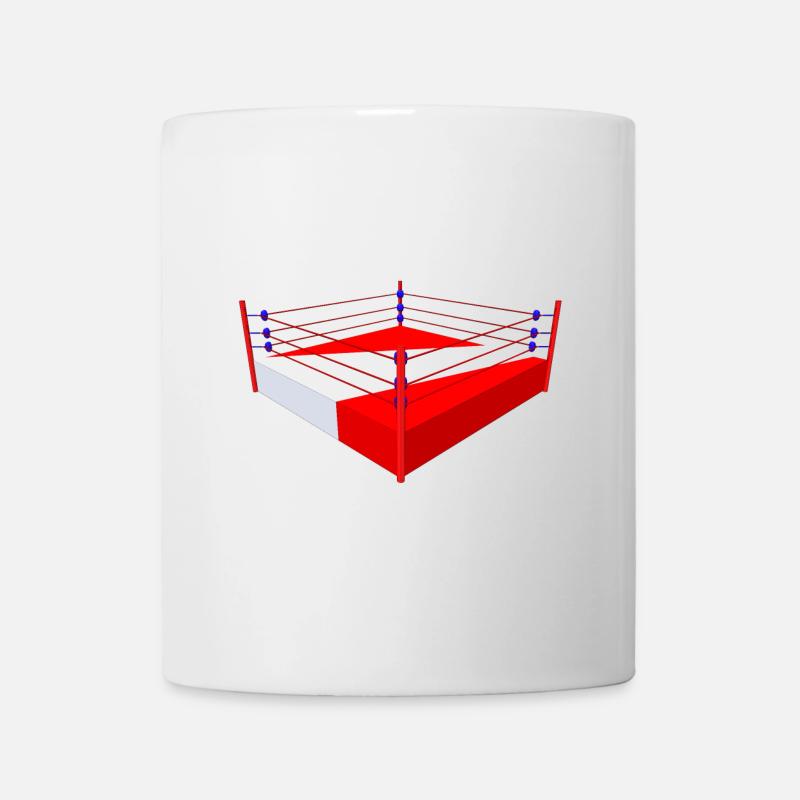Boxing ring, boxing, boxing - Mug - white