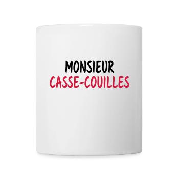 Monsieur casse couilles - Mug blanc - blanc - Devant