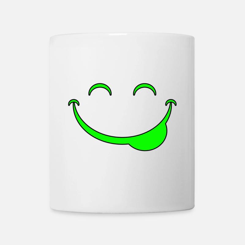 Lustiges Gesicht - Tasse - Weiß