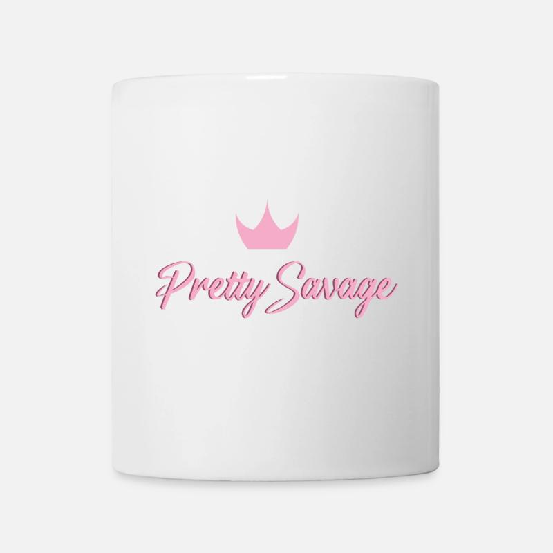 Pretty Savage - Mug blanc - blanc