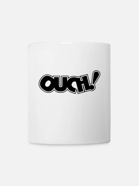 Comic Ouch Gift Gift Idea - Mug - white