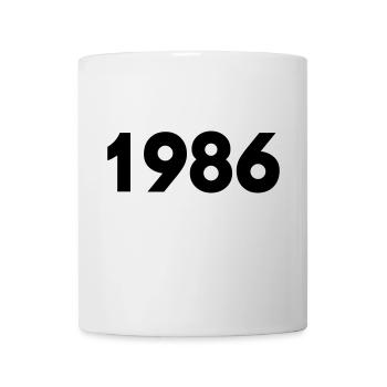 1986 - Mug blanc - blanc - Devant