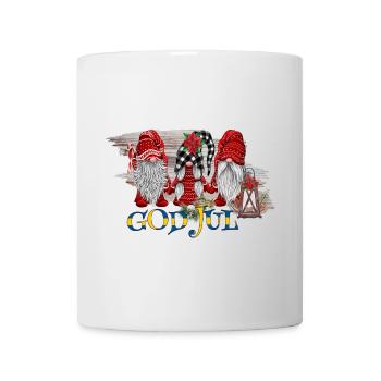 God jul # Fröhliche Weihnachten # Sverige - Tasse - Weiß - Vorne