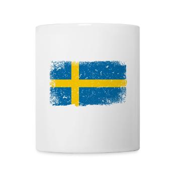 Schweden Flagge - Tasse - Weiß - Vorne