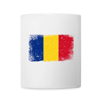 Drapeau roumain - Mug blanc - blanc - Devant