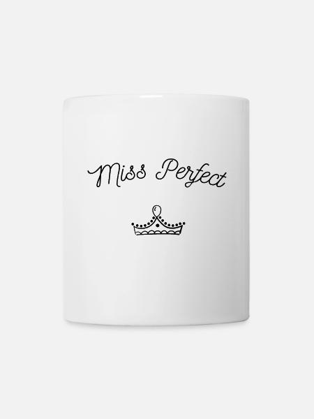 Miss perfect, miss perfection - Mug - white
