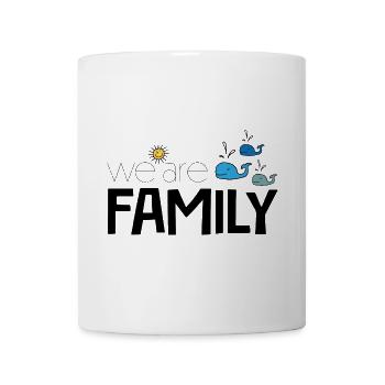 famille - Mug blanc - blanc - Devant