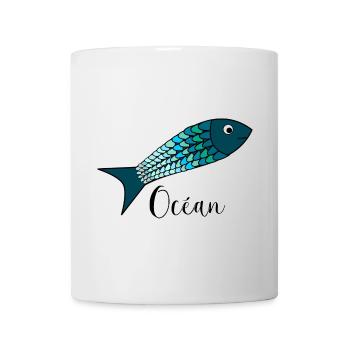 OCEAN. SEA. ECOLOGY. SARDINE. FISH. - Mug - white - Front