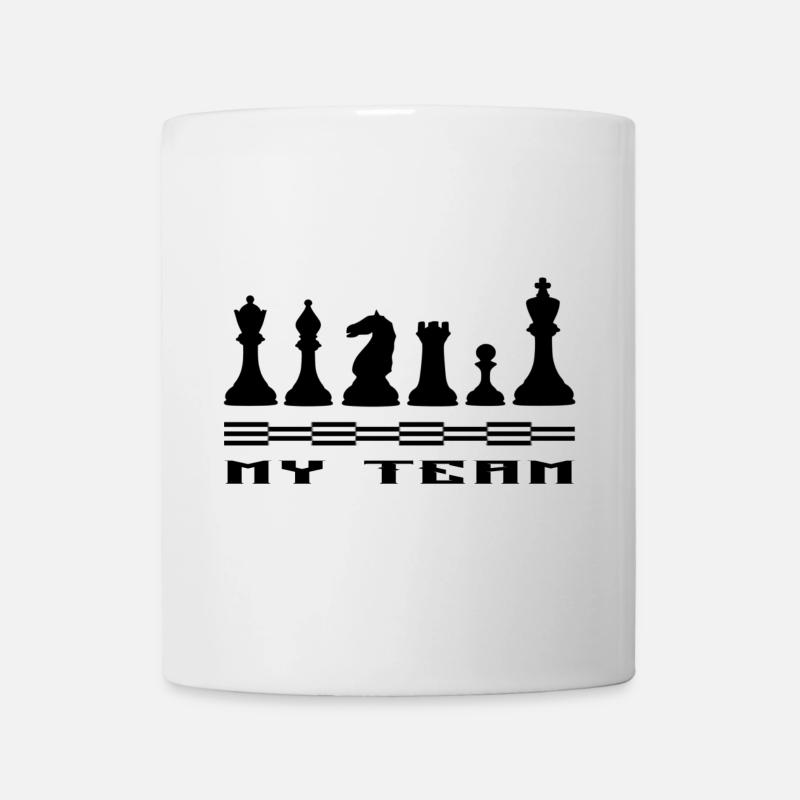 Schach - Tasse - Weiß
