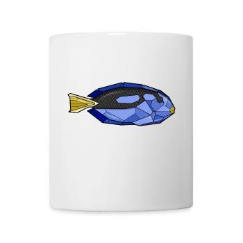 Geometric doctor fish - Mug - white - Front
