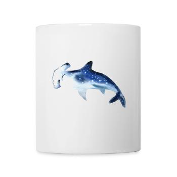 Hammerhead Shark Watercolor Watercolor Shirt - Mug - white - Front