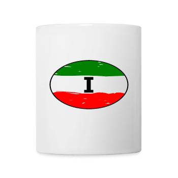 Autocollants Italie - Mug blanc - blanc - Devant