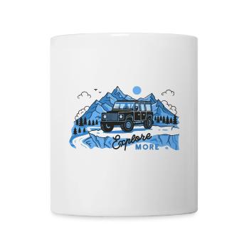 Defender explore more - Mug blanc - blanc - Devant