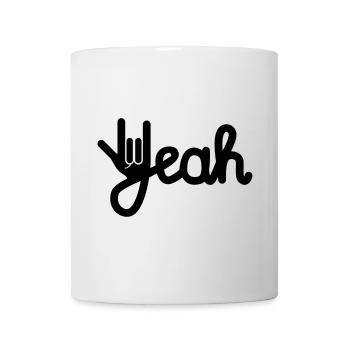 Yeah - Tasse - Weiß - Vorne
