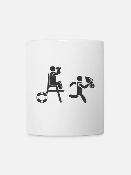 Rettungsschwimmer - Tasse - Weiß